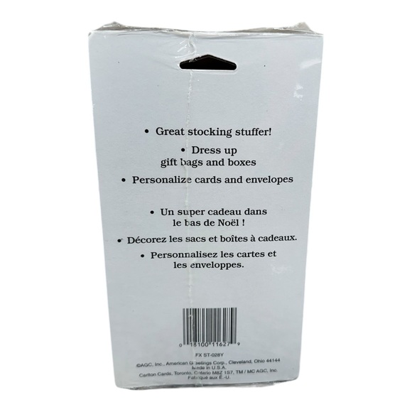 Vtg NOS Christmas Nutcrackers Holiday Stickers Red Sheets American Greetings - Picture 2 of 2